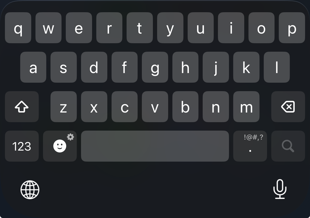 Keyboard with features disabled